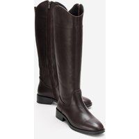 Ruiz Leder Knieholer Stiefel (Damen)