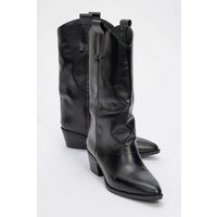 Teodora Leder Blockabsatz Stiefel (Damen)