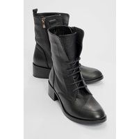Lana Leder Blockabsatz Stiefel