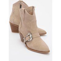 Any Leder Schnallen Stiefel