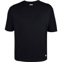 Baumwoll Strick T-Shirt mit lockerem Schnitt