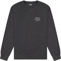 Sweatshirt mit Rundhalsausschnitt und Stickgrafik