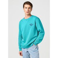 Klassisches Baumwoll-Sweatshirt mit Rundhalsausschnitt