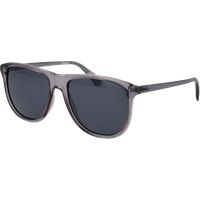 Quadratische graue Vollrand-Sonnenbrille