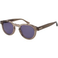 Runde Sonnenbrille mit getönten Gläsern