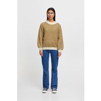 Gemusterter Pullover mit lockerer Passform