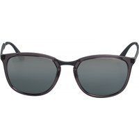 Quadratische Unisex-Sonnenbrille mit Metalldetails