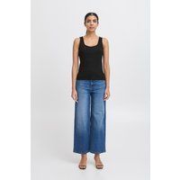 Geripptes, eng anliegendes Tanktop