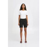 Elegante, hoch taillierte Stoffshorts