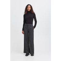 Weite, formelle Hose mit Bügelfalte
