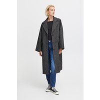 Strukturierter Oversize Longline Mantel