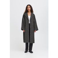 Strukturierter Oversize Longline Mantel
