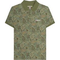 Lambretta - "SS25" Poloshirt Mit Markenzeichen für Herren (Khakigrün)
