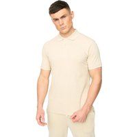 Herren Piqué Strick Poloshirt