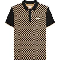 Lambretta - Poloshirt Rundum bedruckt für Herren (Schwarz/Nomade)