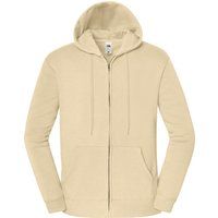 Unisex Fleece Kapuzenpullover mit Reißverschluss