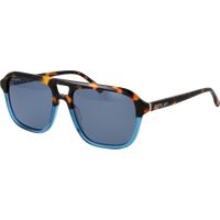 Aviator-Sonnenbrille in Schildpatt und Blau