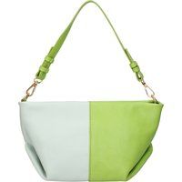 Zweifarbige Ledertasche