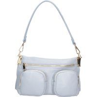 Orange Hobo Schultertasche aus Leder