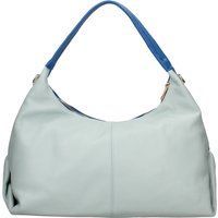 Ledertasche mit blauem Henkel