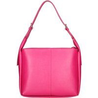 Rote Schultertasche aus strukturiertem Leder