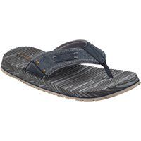 Skechers Quill Textile Herren Flip-Flops in Marineblau