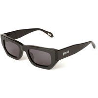 Markante Sonnenbrille mit rechteckigem Rahmen