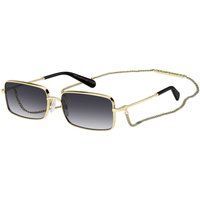 Rechteckige Sonnenbrille mit Kette