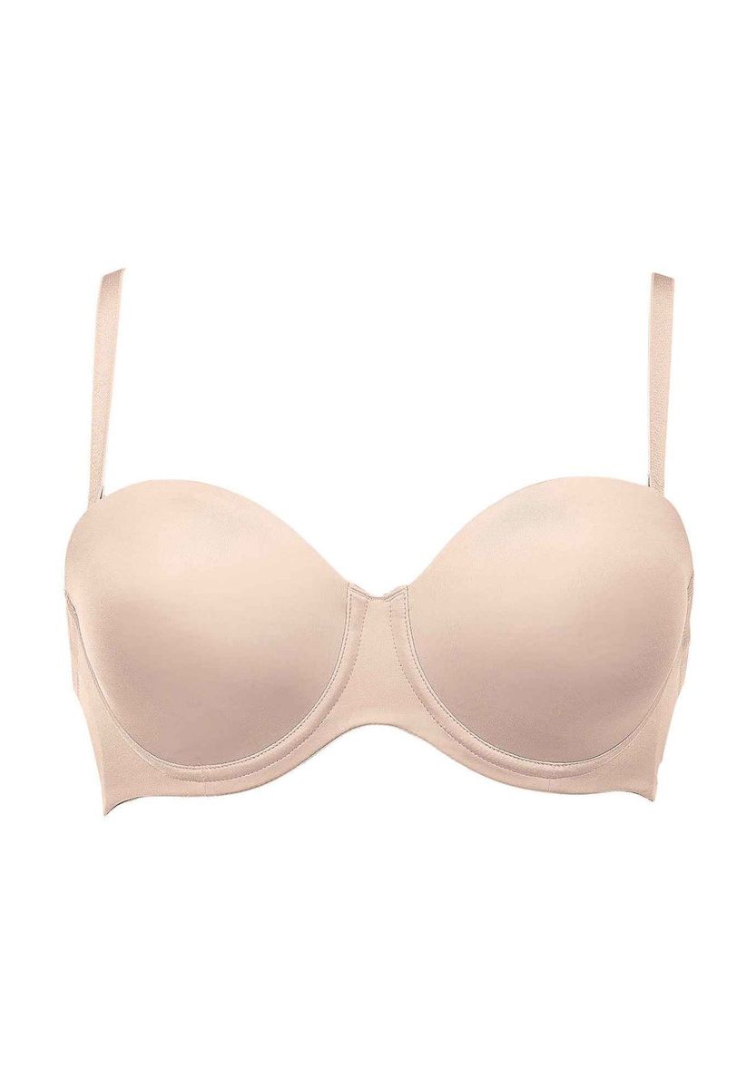 Nahtloser trägerloser BH mit optionalen Trägern
