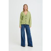 Cardigan mit V-Ausschnitt und lockerer Passform