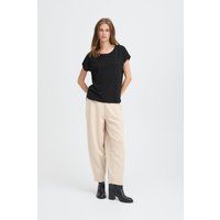 Minimalistisches, locker geschnittenes Kurzarm-T-Shirt