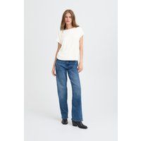 Minimalistisches, locker geschnittenes Kurzarm-T-Shirt