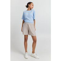 Gestreifte, locker sitzende, lässige Shorts