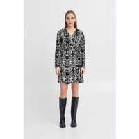 Mini-Wickelkleid mit Blumendruck