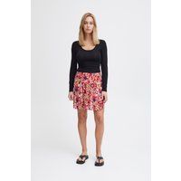 Minirock mit Blumenmuster und Gummibund
