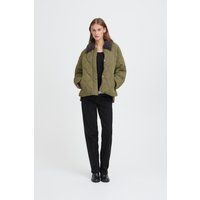 Oversized Steppjacke mit Teddykragen