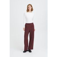 Palazzo-Hose mit breitem Nadelstreifenmuster
