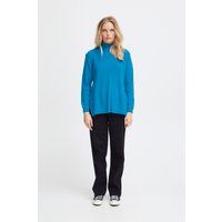 Gerippter Strickpullover mit lockerer Passform