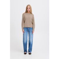 Lockerer Strickpullover mit Raglanärmeln