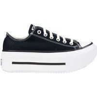 Schwarze Converse Plateau-Sneakers