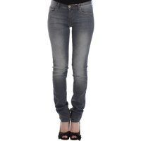 Graue Skinny Jeans Slim Fit