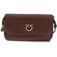 PINKO Schultertasche aus braunem Kalbsleder Bos Taurus