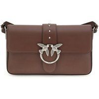 PINKO Braune Leder-Schultertasche