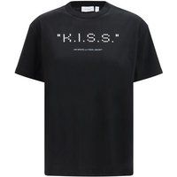 Off-White Schwarzes Baumwoll-Jersey-T-Shirt