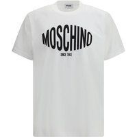 Moschino Baumwoll-T-Shirt mit Logo-Print