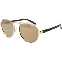 Pilotenbrille mit goldenem Rahmen