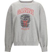 Sweatshirt mit Grafikprint aus Baumwollmischung