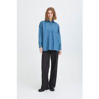 Klassisches Denim-Hemd mit Knopfleiste