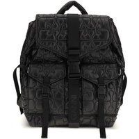 Gesteppter Rucksack mit Logo-Muster