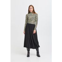Figurbetontes Langarmshirt mit Rollkragen
